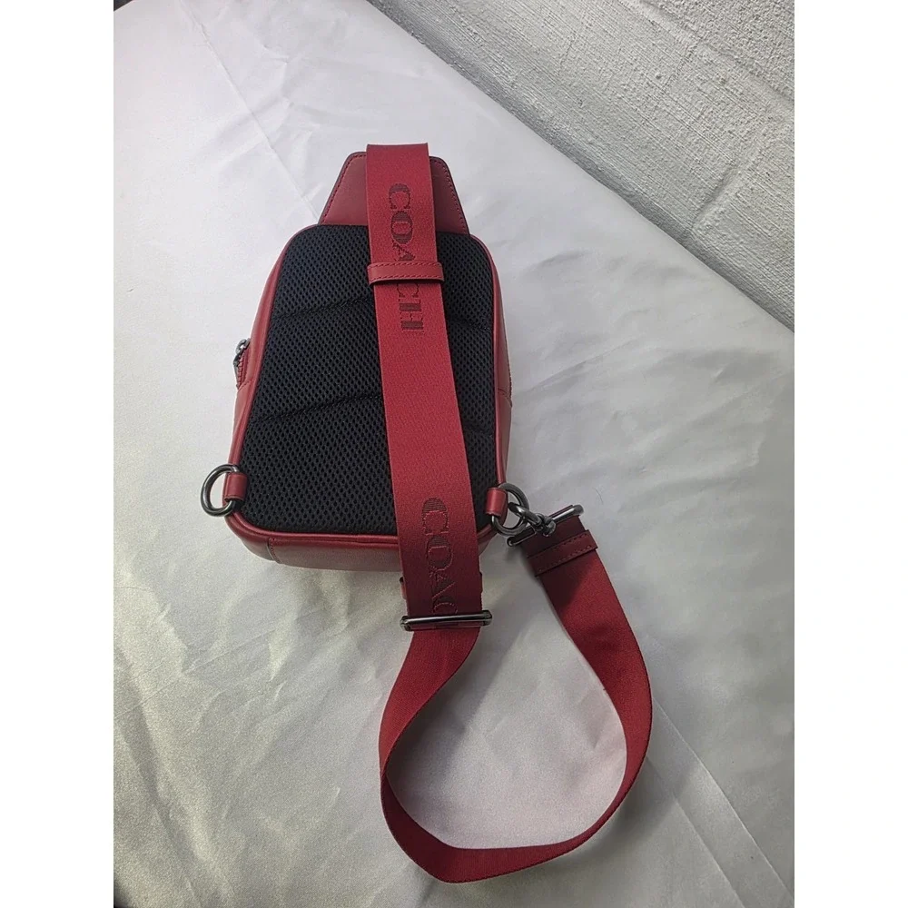 Coach Racer Red Sling‎ Pack Backpack Small